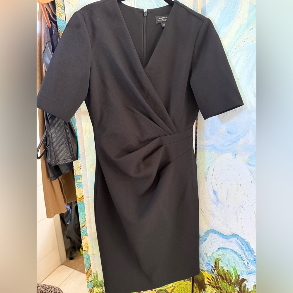 Tahari little black dress / Business / event - Petite